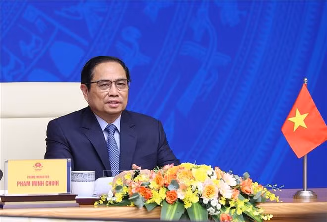Premier de Vietnam interviene en acto para dar inicio al debate sobre IPEF ảnh 1