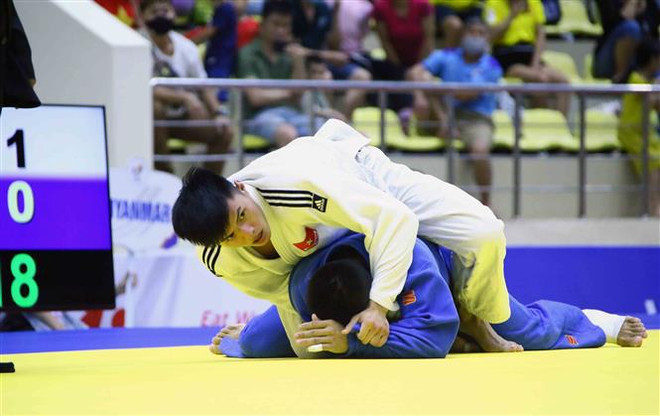 Judo vietnamita encabeza clasificación por equipos en SEA Games 31 ảnh 1 Judo vietnamita encabeza clasificación por equipos en SEA Games 31 ảnh 1