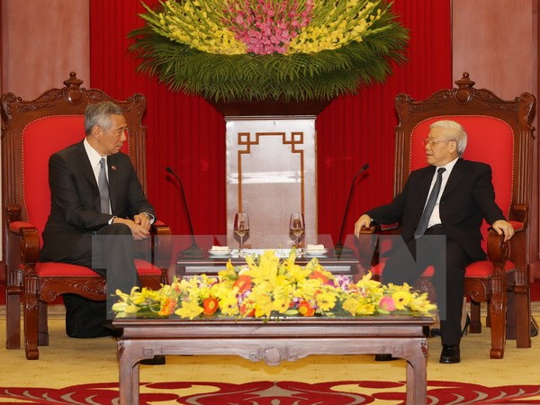 Proponen fortalecer cooperación partidista Vietnam-Singapur ảnh 1 Proponen fortalecer cooperación partidista Vietnam-Singapur ảnh 1