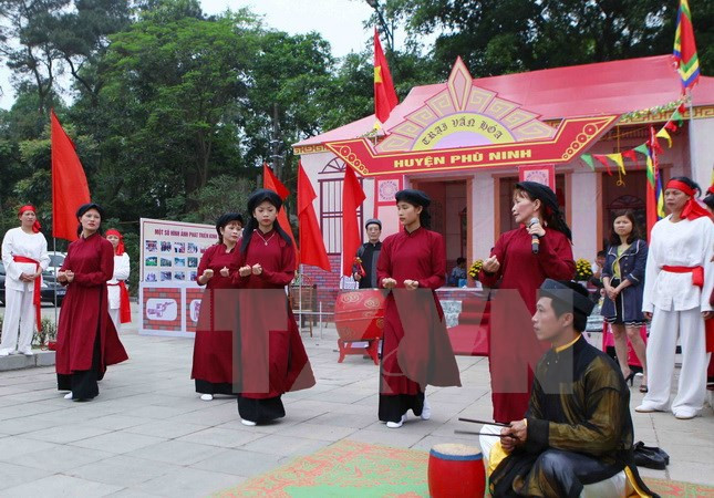 Phu Tho persiste en conservar y promover valores de canto patrimonial ảnh 1 Phu Tho persiste en conservar y promover valores de canto patrimonial ảnh 1