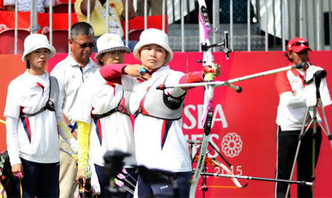 Deportista vietnamita se coronó en Copa Asiática de Tiro con arco 2017 ảnh 1 Deportista vietnamita se coronó en Copa Asiática de Tiro con arco 2017 ảnh 1