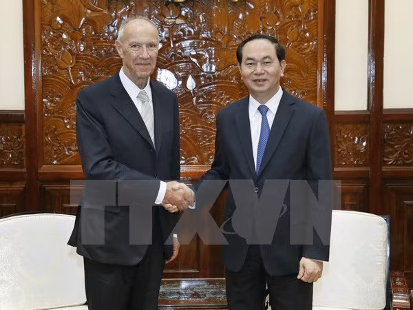 Presidente se compromete a respaldar el sistema de propiedad intelectual ảnh 1