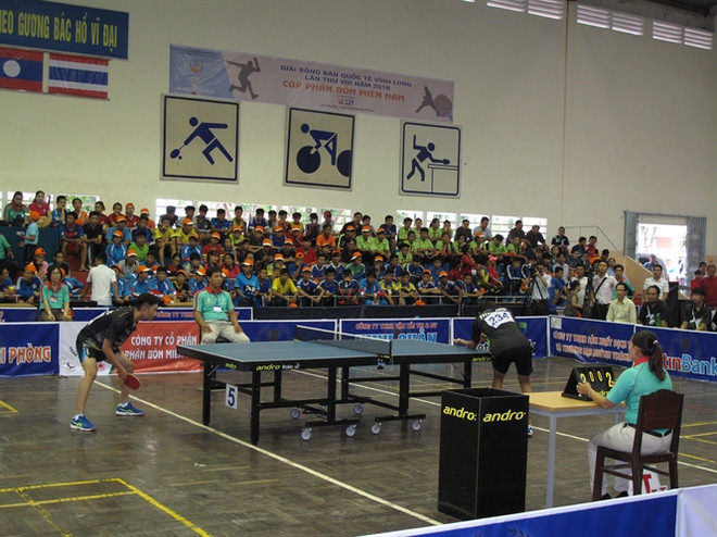 Organizan torneo internacional de tenis de mesa en provincia vietnamita ảnh 1