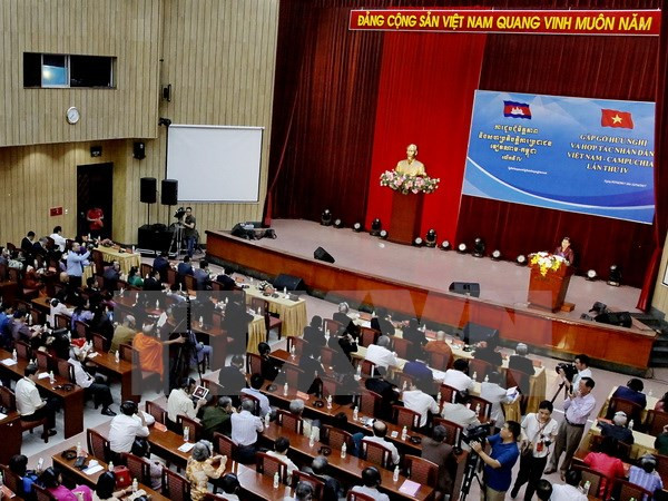 Pueblos vietnamita y camboyano incrementan amistad ảnh 1 Pueblos vietnamita y camboyano incrementan amistad ảnh 1