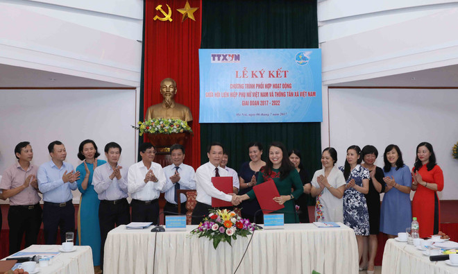VNA y Unión de Mujeres de Vietnam firman acuerdo de cooperación ảnh 1 VNA y Unión de Mujeres de Vietnam firman acuerdo de cooperación ảnh 1