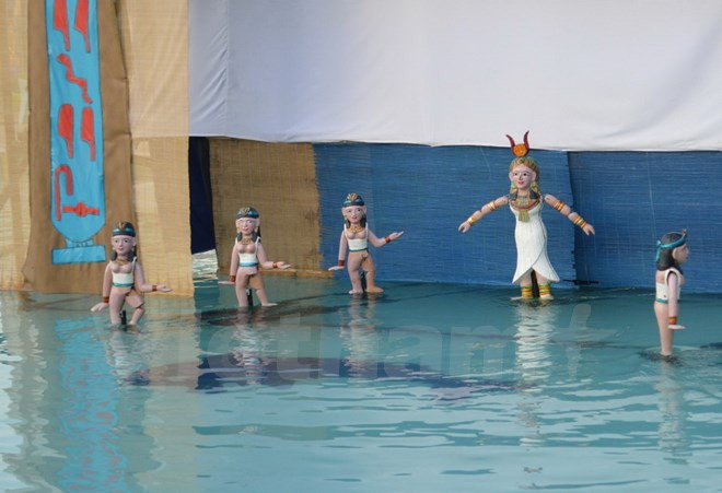 Escenifican en Vietnam obra inspirada en show de marionetas acúaticas ảnh 1 Escenifican en Vietnam obra inspirada en show de marionetas acúaticas ảnh 1