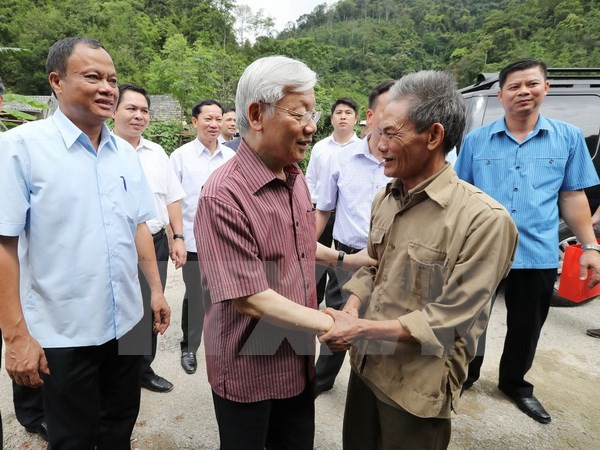 Dirigente partidista vietnamita visita provincia de Bac Kan ảnh 1 Dirigente partidista vietnamita visita provincia de Bac Kan ảnh 1