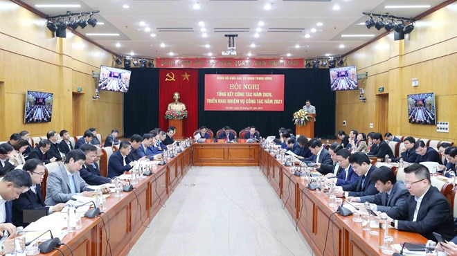 Organización partidista del bloque de organismos centrales de Vietnam traza prioridades para 2021 ảnh 1 Organización partidista del bloque de organismos centrales de Vietnam traza prioridades para 2021 ảnh 1