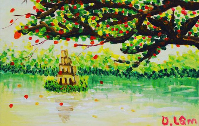Exhibirán en Hanoi pinturas realizadas por niños con autismo ảnh 1 Exhibirán en Hanoi pinturas realizadas por niños con autismo ảnh 1