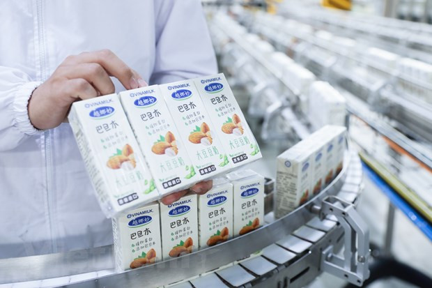 Empresa vietnamita exporta gran lote de leche a China ảnh 1 Empresa vietnamita exporta gran lote de leche a China ảnh 1