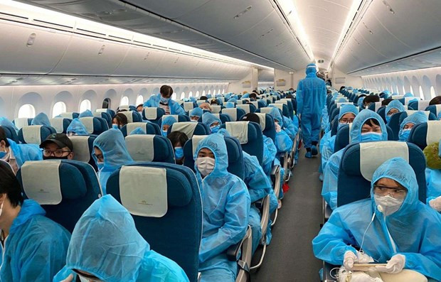 Suspenden vuelos a Vietnam desde países y territorios con nueva cepa del virus SARS-CoV-2 ảnh 1 Suspenden vuelos a Vietnam desde países y territorios con nueva cepa del virus SARS-CoV-2 ảnh 1
