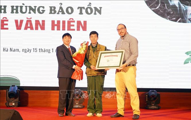 Segundo vietnamita reconocido como héroe de conservación de Disney ảnh 1 Segundo vietnamita reconocido como héroe de conservación de Disney ảnh 1