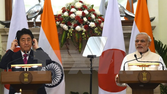 Japón y la India exhortan evitar acciones unilaterales en el Mar del Este ảnh 1 Japón y la India exhortan evitar acciones unilaterales en el Mar del Este ảnh 1