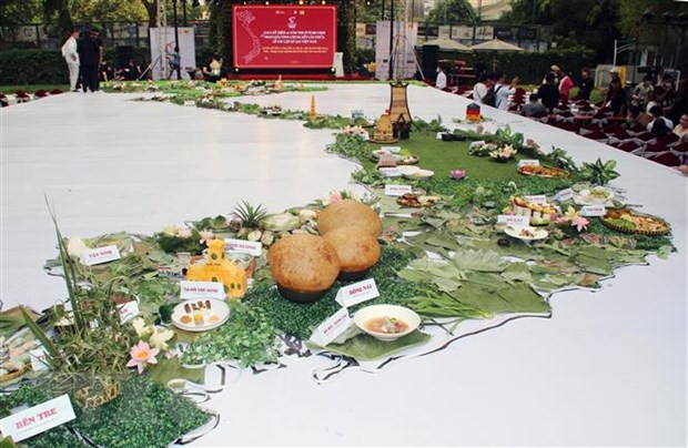 Mapa de delicias de 63 localidades establece récord en Vietnam ảnh 1