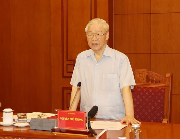 Exige máximo dirigente partidista vietnamita reforzar inspección en lucha anticorrupción ảnh 1 Exige máximo dirigente partidista vietnamita reforzar inspección en lucha anticorrupción ảnh 1