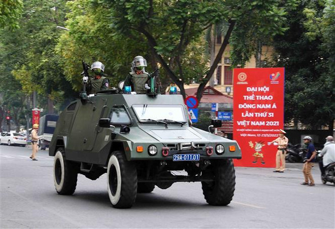 SEA Games 31: Policía de Hanoi refuerza medidas de seguridad ảnh 1 SEA Games 31: Policía de Hanoi refuerza medidas de seguridad ảnh 1
