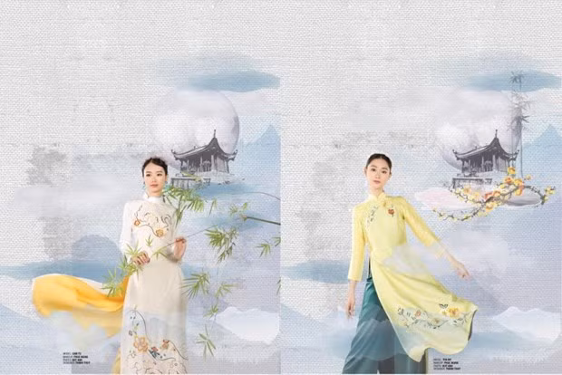 Promueven valores de Ao Dai en Yen Tu ảnh 1