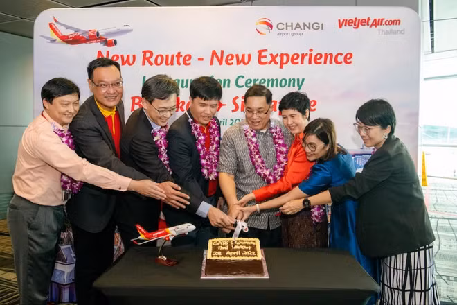 Thai Vietjet Air abre ruta Bangkok-Singapur ảnh 1