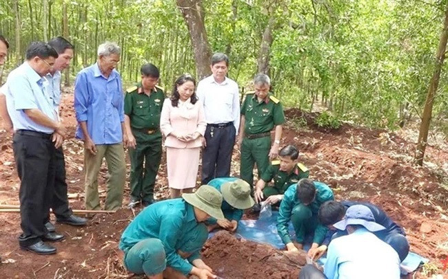 Detectan 20 restos de mártires vietnamitas en provincia vietnamita ảnh 1 Detectan 20 restos de mártires vietnamitas en provincia vietnamita ảnh 1