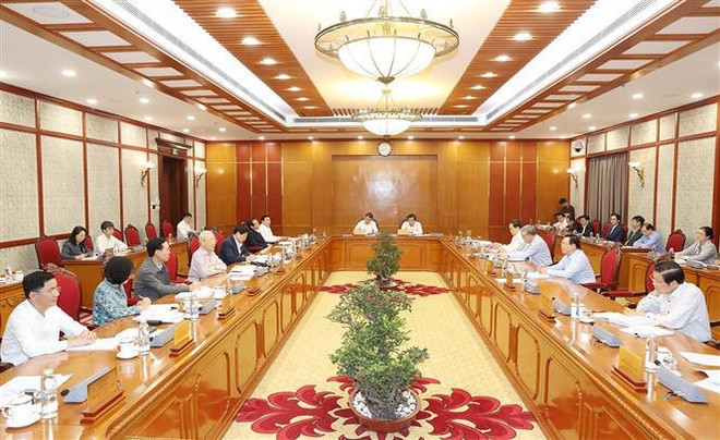 Sesiona reunión del Buró Político y Secretariado del Comité Central del PCV ảnh 2