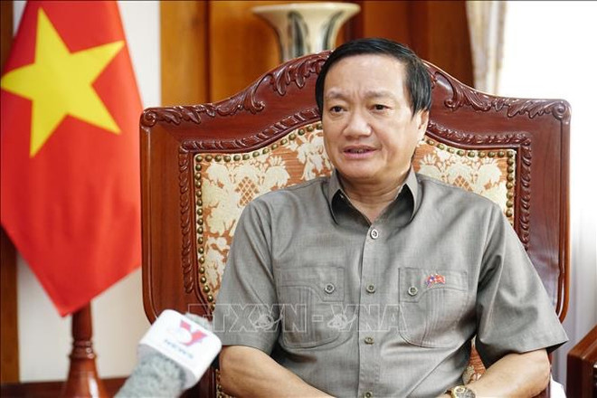 Visita del presidente vietnamita a Laos creará fuerte impulso para la cooperación bilateral ảnh 1 Visita del presidente vietnamita a Laos creará fuerte impulso para la cooperación bilateral ảnh 1