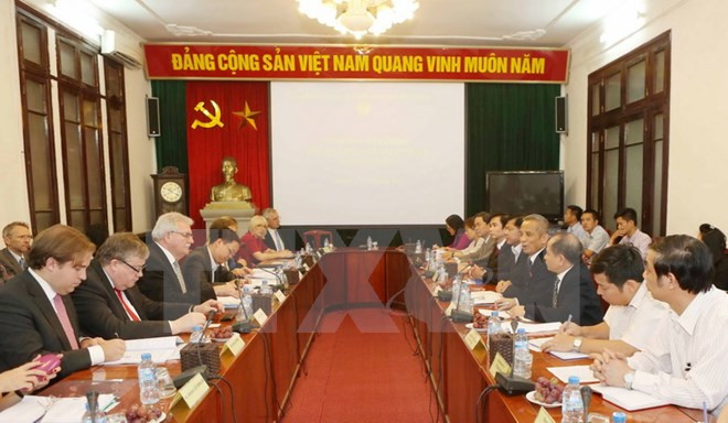 Vietnam y Parlamento Europeo impulsan cooperación laboral ảnh 1 Vietnam y Parlamento Europeo impulsan cooperación laboral ảnh 1