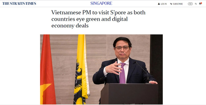 Vietnam y Singapur apuntan a acuerdos de economía verde y digital ảnh 1 Vietnam y Singapur apuntan a acuerdos de economía verde y digital ảnh 1