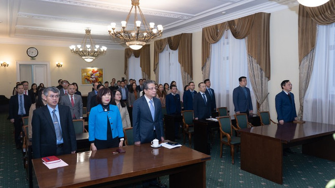 Celebran en Rusia 93º aniversario de fundación del Partido Comunista de Vietnam ảnh 1 Celebran en Rusia 93º aniversario de fundación del Partido Comunista de Vietnam ảnh 1