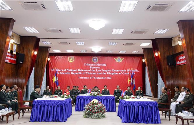 Vietnam, Laos y Camboya fortalecen cooperación en defensa ảnh 1 Vietnam, Laos y Camboya fortalecen cooperación en defensa ảnh 1