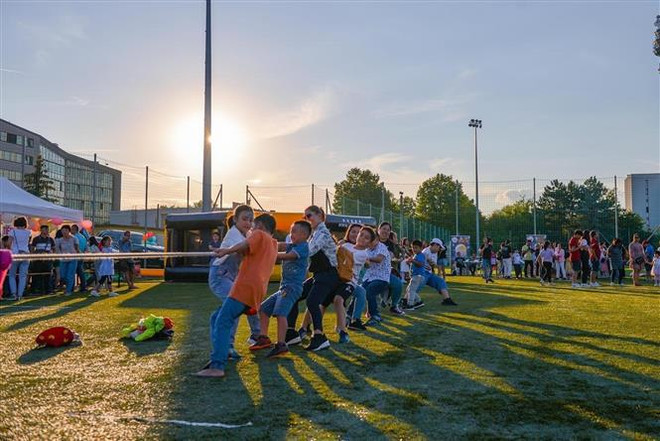 Vietnamitas en Hungría y Alemania celebran fiesta del medio otoño ảnh 1