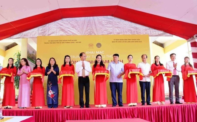 Exposición de antigüedades de las ciudadelas de dinastía Le de Vietnam ảnh 1 Exposición de antigüedades de las ciudadelas de dinastía Le de Vietnam ảnh 1