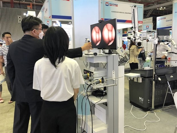 Exposiciones médico-farmacéutica y de productos de belleza se efectúan en Ciudad Ho Chi Minh ảnh 1 Exposiciones médico-farmacéutica y de productos de belleza se efectúan en Ciudad Ho Chi Minh ảnh 1
