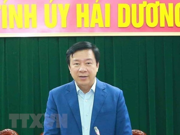 Buró Político impone medida disciplinaria al Comité partidista de la provincia de Hai Duong ảnh 1 Buró Político impone medida disciplinaria al Comité partidista de la provincia de Hai Duong ảnh 1