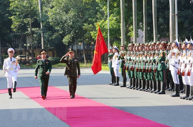 Delegación del Ejército Real de Camboya visita Vietnam ảnh 1 Delegación del Ejército Real de Camboya visita Vietnam ảnh 1