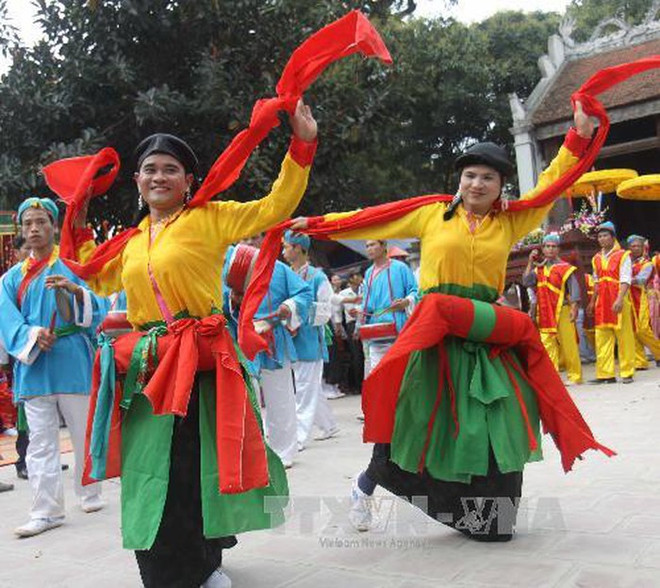 Trascienden danza antigua de la capital milenaria Hanoi ảnh 1 Trascienden danza antigua de la capital milenaria Hanoi ảnh 1