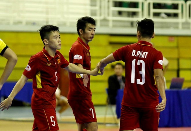 Vietnam se clasifica para Campeonato Asiático de Futsal 2018 ảnh 1 Vietnam se clasifica para Campeonato Asiático de Futsal 2018 ảnh 1