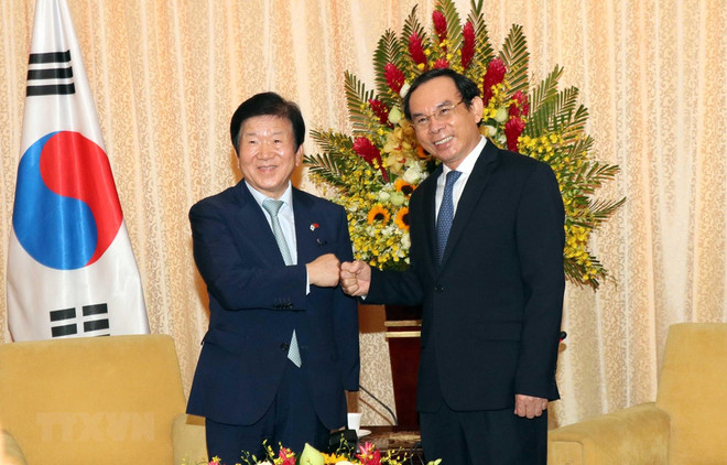 Dirigente de Ciudad Ho Chi Minh respalda la intensificación de nexos con Corea del Sur ảnh 1 Dirigente de Ciudad Ho Chi Minh respalda la intensificación de nexos con Corea del Sur ảnh 1