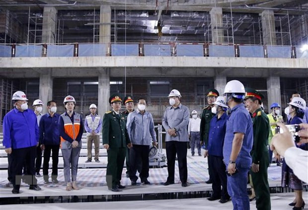 Revisan construcción de sede de la Asamblea Nacional de Laos ảnh 1 Revisan construcción de sede de la Asamblea Nacional de Laos ảnh 1