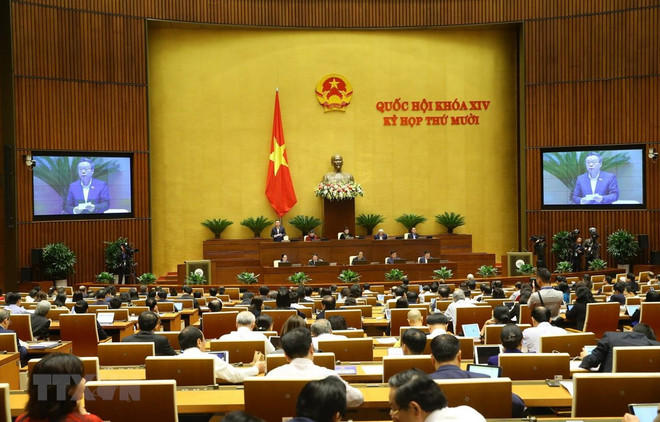 Cierra Parlamento de Vietnam segunda jornada presencial de X período de sesiones ảnh 1 Cierra Parlamento de Vietnam segunda jornada presencial de X período de sesiones ảnh 1