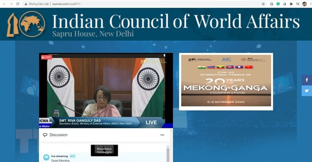 Países de Mekong y la India fomentan cooperación en periodo posCOVID-19 ảnh 1 Países de Mekong y la India fomentan cooperación en periodo posCOVID-19 ảnh 1