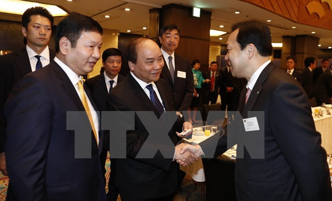 Premier de Vietnam se reúne con ejecutivos de empresas japonesas de tecnología informática ảnh 1 Premier de Vietnam se reúne con ejecutivos de empresas japonesas de tecnología informática ảnh 1