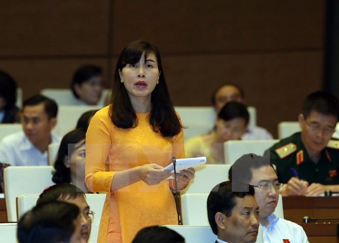 Diputados vietnamitas continúan debates sobre proyectos legales ảnh 1