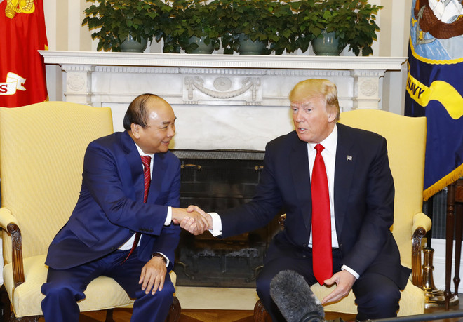  Premier Xuan Phuc: Vietnam atesora Asociación Integral con EE.UU. ảnh 1