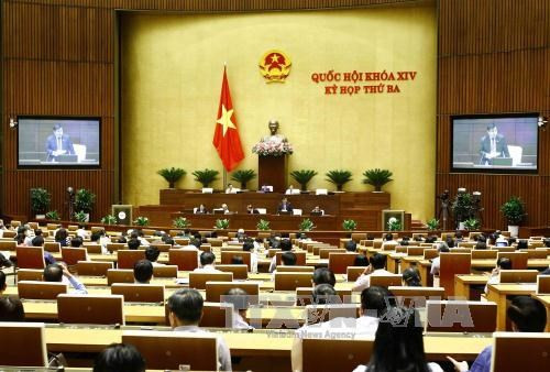 Parlamento vietnamita aprueba programa de elaboración jurídica para 2018 ảnh 1 Parlamento vietnamita aprueba programa de elaboración jurídica para 2018 ảnh 1