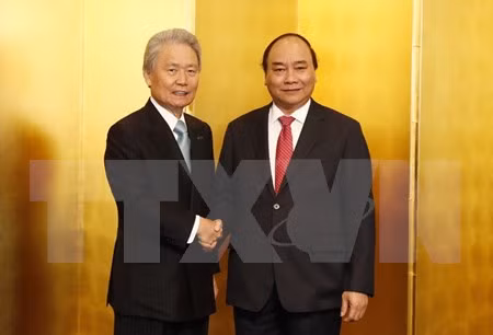 Premier vietnamita se reúne con representantes de Federación Empresarial de Japón ảnh 1 Premier vietnamita se reúne con representantes de Federación Empresarial de Japón ảnh 1