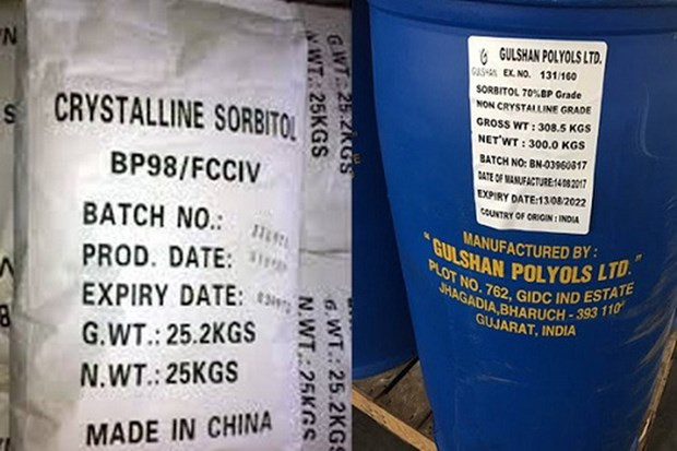 Vietnam aplica medidas antidumping temporales para productos de sorbitol de China, India e Indonesia ảnh 1 Vietnam aplica medidas antidumping temporales para productos de sorbitol de China, India e Indonesia ảnh 1