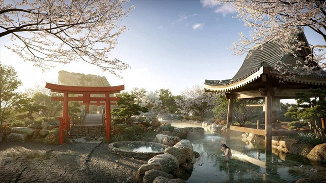 Grupo inmobiliario japonés invierte en complejo termal en área urbana vietnamita ảnh 1 Grupo inmobiliario japonés invierte en complejo termal en área urbana vietnamita ảnh 1