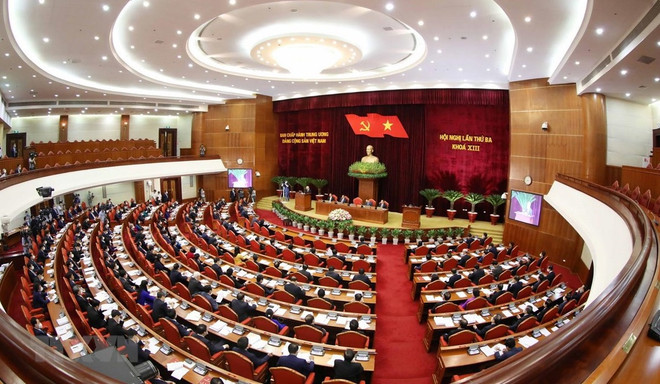 Finaliza cuarta jornada del tercer pleno del Comité Central del PCV ảnh 1