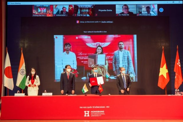 Universidad vietnamita colabora con empresa india en capacitación médica ảnh 1 Universidad vietnamita colabora con empresa india en capacitación médica ảnh 1