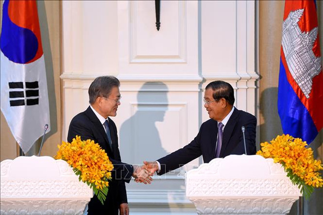 Corea del Sur y Camboya firman acuerdo de libre comercio bilateral ảnh 1 Corea del Sur y Camboya firman acuerdo de libre comercio bilateral ảnh 1